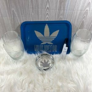 Rolling trays and accessories